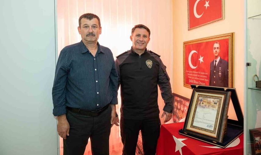 Emniyet müdüründen şehit ailesine anlamlı ziyaret