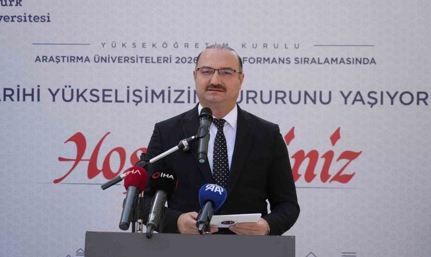 Atatürk Üniversitesi, araştırma sıralamasında önemli bir başarı elde etti