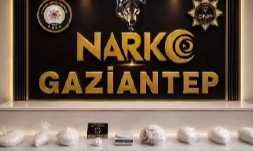 Gaziantep'te uyuşturucu operasyonu: 7 kilo metamfetamin ele geçirildi