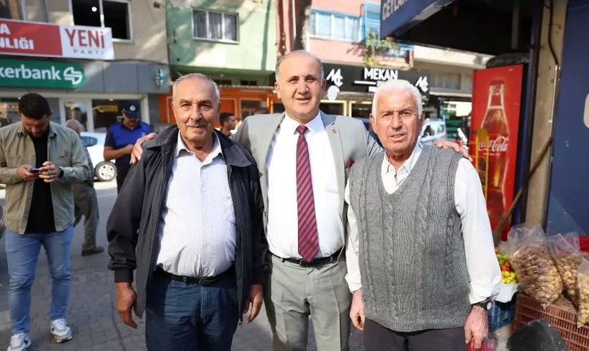 İncirliova'da başkan kaya esnaf ve vatandaşlarla buluştu