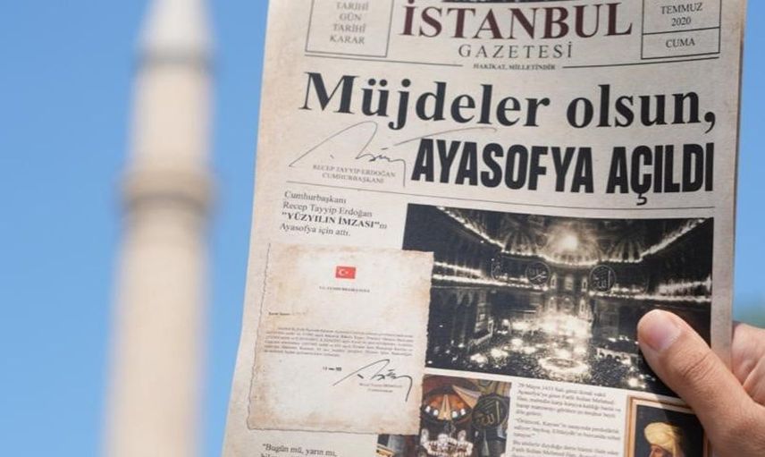 Ayasofya'nın yeniden ibadete açılışının 6. yılı kutlandı