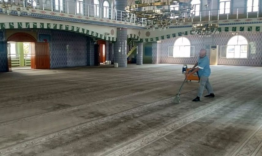 Akdeniz'de inanç merkezlerine temizlik hizmeti: Mobil ekip çalışmalara devam ediyor