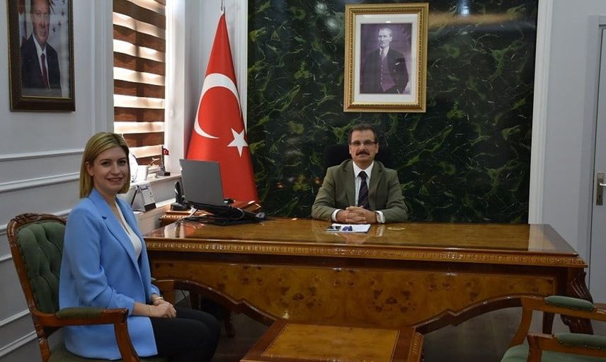 Kaymakam Güldoğan, yeni başhekim Uzm. Dr. Cansu Sarıgül’ü ağırladı