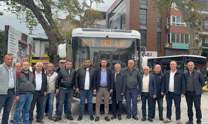 Gemlik'te toplu ulaşımda elektrikli otobüs dönemi başladı