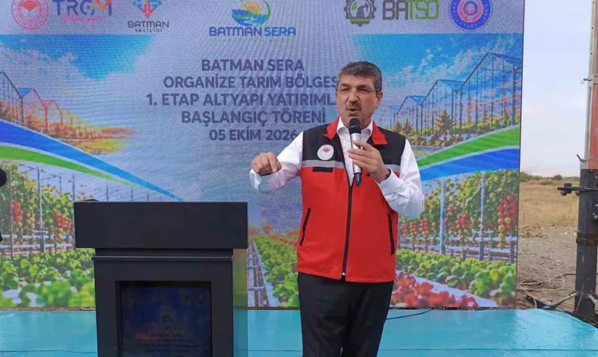Batman’ın tarım geleceği için yeni bir adım: Sera Organize Tarım Bölgesi yatırımları başlatıldı