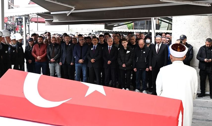 Kırklareli Emniyet Müdürlüğü'nde görevli Mete Kapancı, son yolculuğuna uğurlandı