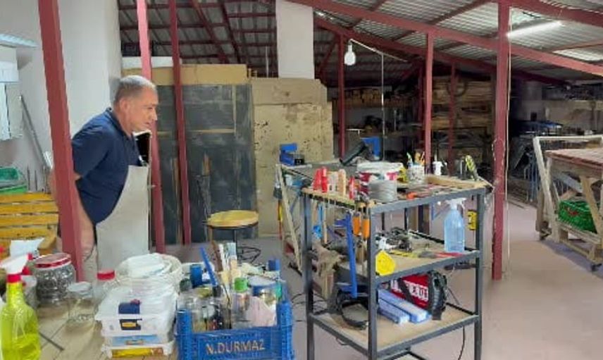 Hurda malzemeden sanat eserleri üretiyor: Samsunlu sağlık memurunun hobi serüveni