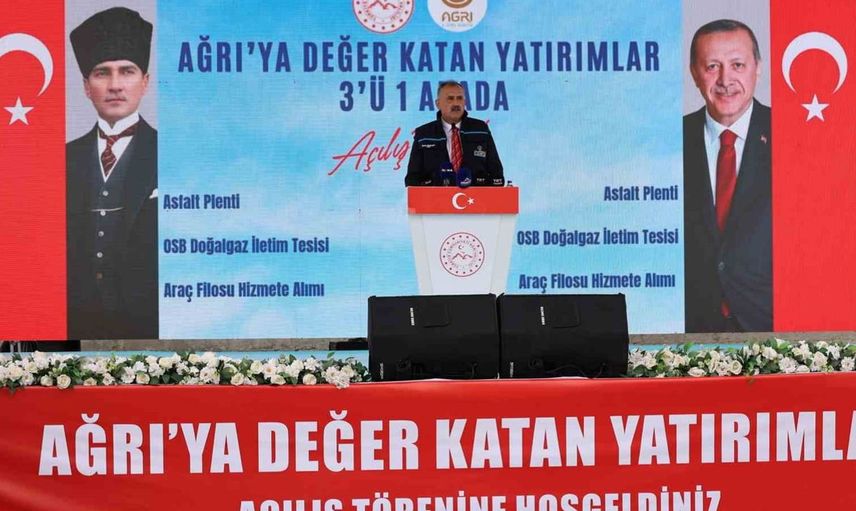Ağrı'da altyapı yatırımları hız kazanıyor: 1 milyar liralık projeler tamamlandı
