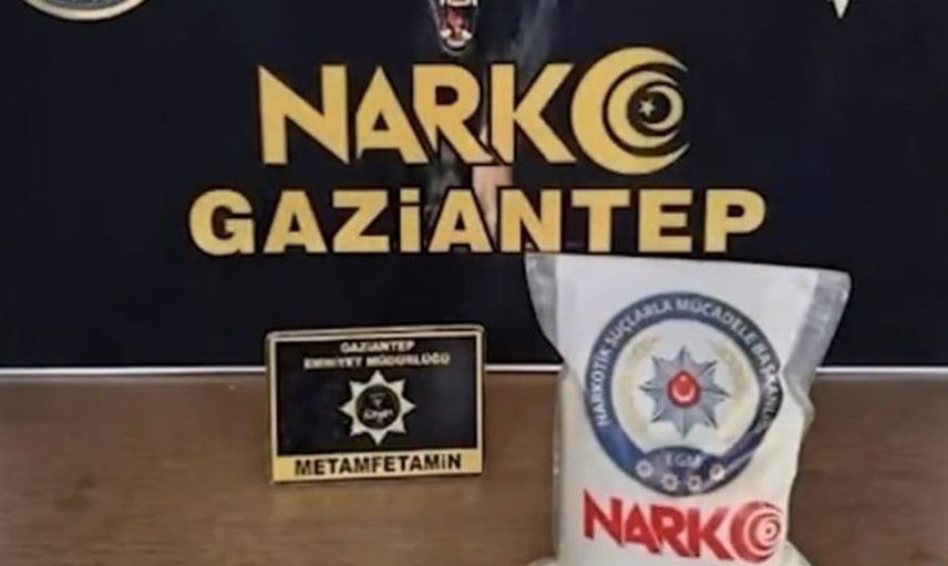 Gaziantep'te uyuşturucu operasyonu: 1 kilo metamfetamin ve 2 gözaltı