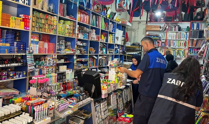 Erzincan'da kırtasiye ürünlerine geniş kapsamlı denetim