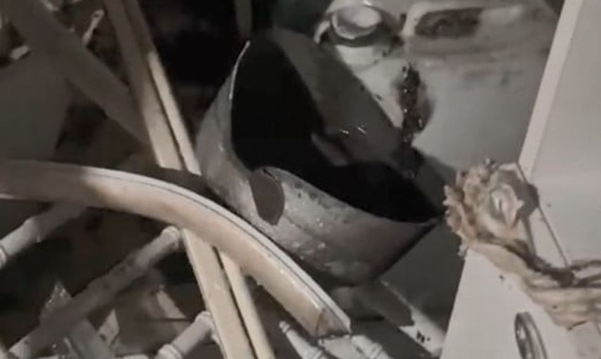Mersin'de balkon tüp patladı, yangın kısa sürede söndürüldü