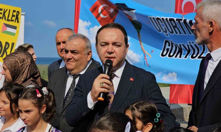 Zonguldak'ta öğrencilerden Filistinli çocuklar için anlamlı etkinlik