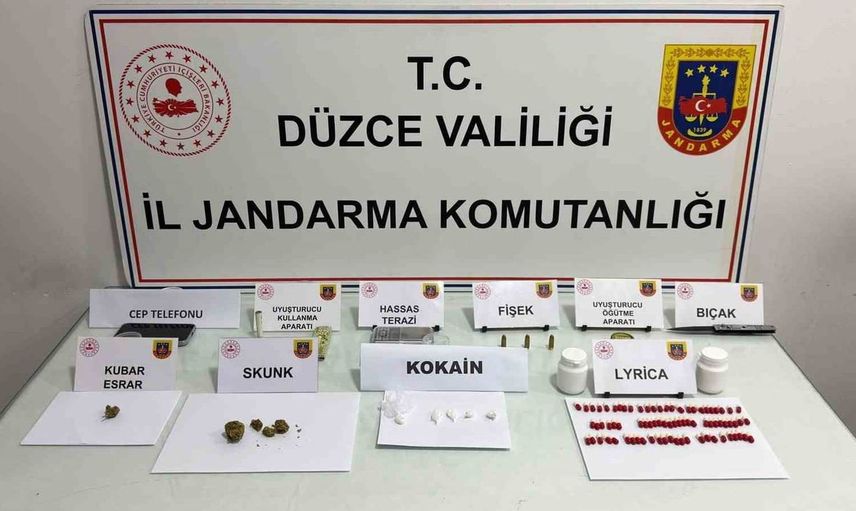 Düzce'de uyuşturucu operasyonu: 1 kişi tutuklandı