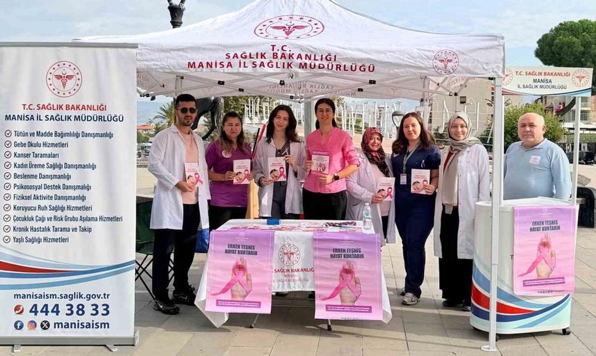 Alaşehir'de meme kanseri farkındalığı için mamografi çağrısı