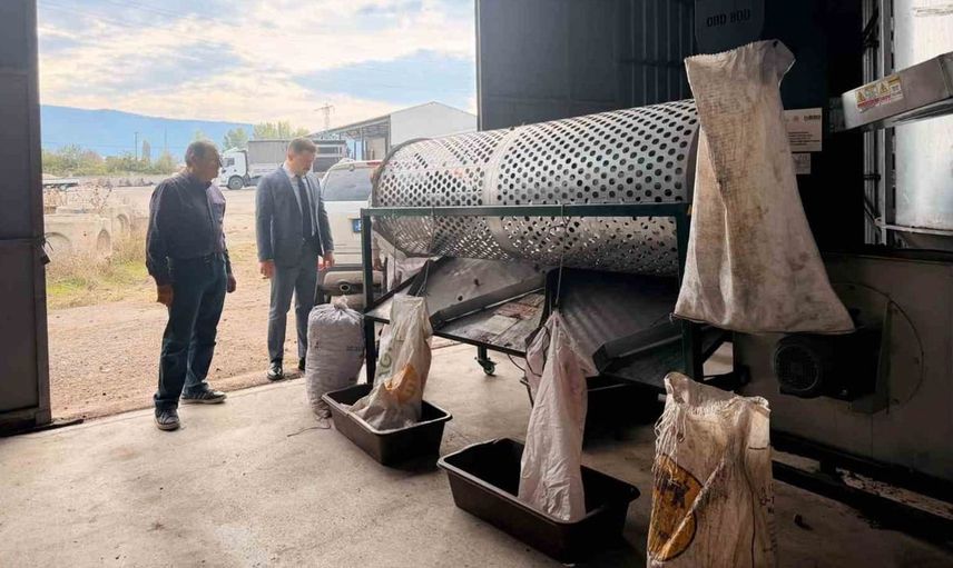 Gölpazarı'nda ceviz kurutma tesisi yılda 400 ton üretim yapıyor