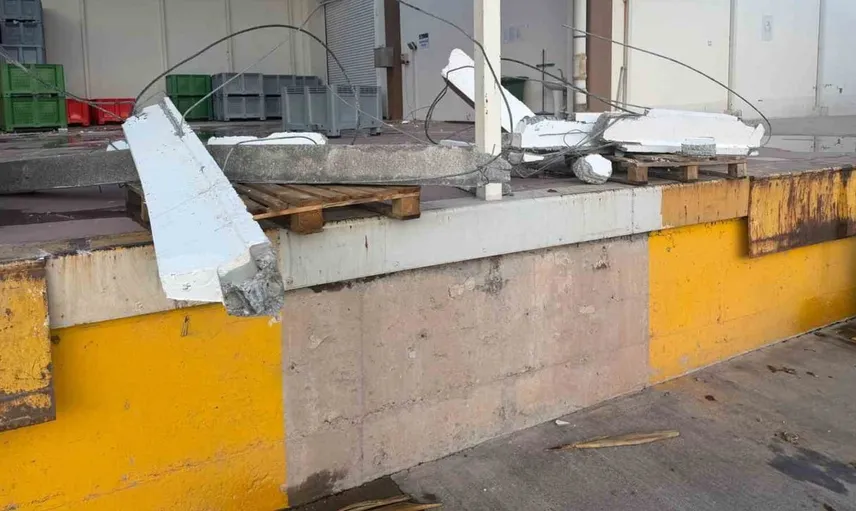 MTSO başkan adayı Boyraz, fırtınadan etkilenen OSB'yi ziyaret etti