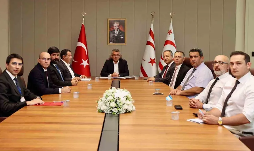 KKTC Cumhurbaşkanı Erhürman, gemi faciası için Türkiye heyetini kabul etti