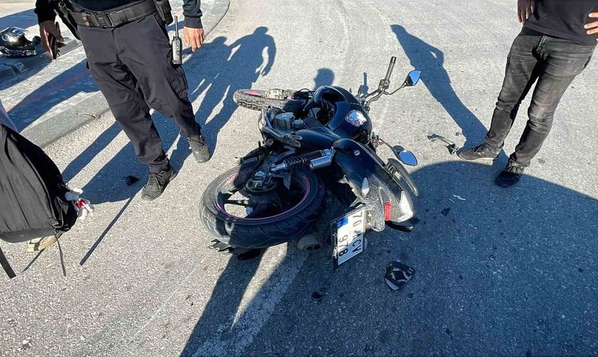 Karaman’da motosiklet kazasında bir kişi yaralandı