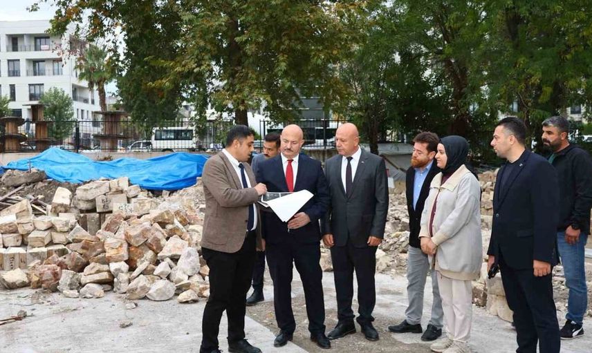 Vali Küçük, Adıyaman Arkeoloji Müzesi inşaatını yerinde inceledi