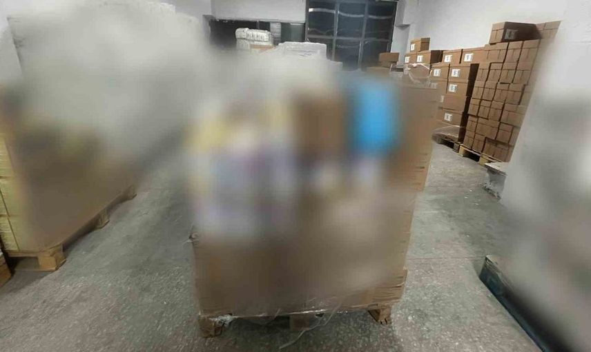 Ankara’da ruhsatsız işyerinde 49 bin bebek ürününe el konuldu