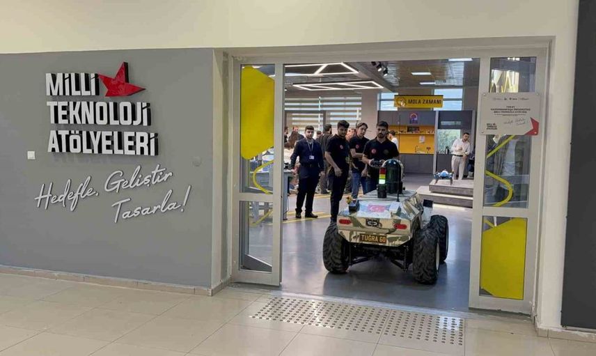 Tokat gaziosmanpaşa üniversitesi’nin insansız kara aracı, teknofest’te finale kaldı