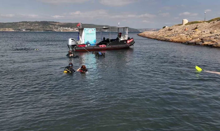Çanakkale'de çocuklar ve gençler için denizle buluşma fırsatı: tarihe saygı dalışı ve yelken sürüşü