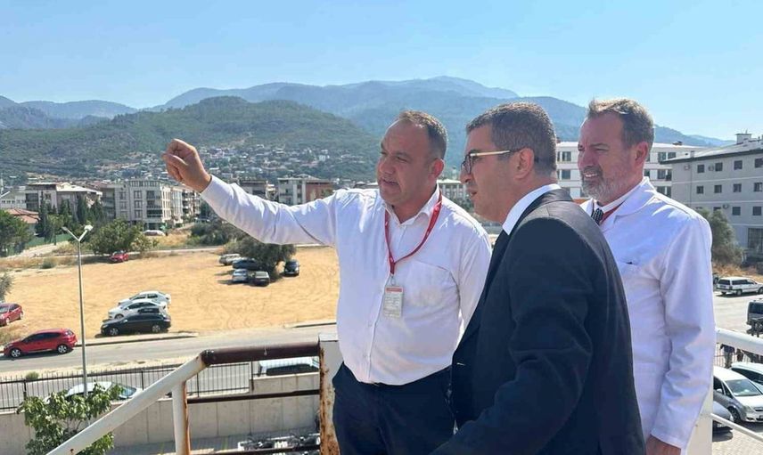 Kaymakam daştan, hastane ziyaretinde sağlık hizmetlerini inceledi