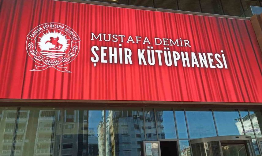 Samsun'da yeni bir kültür merkezi: Mustafa Demir Şehir Kütüphanesi tamamlanıyor