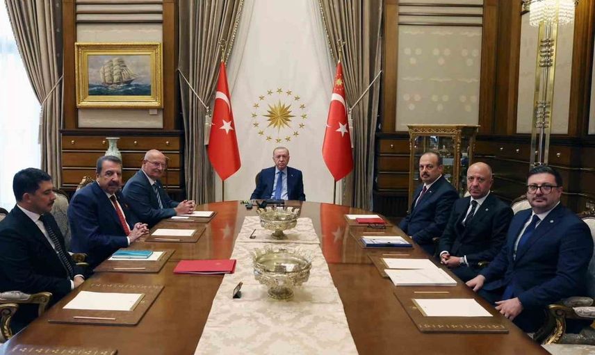 Cumhurbaşkanı Erdoğan, Ankara Valisi Canbolat ile bir araya geldi