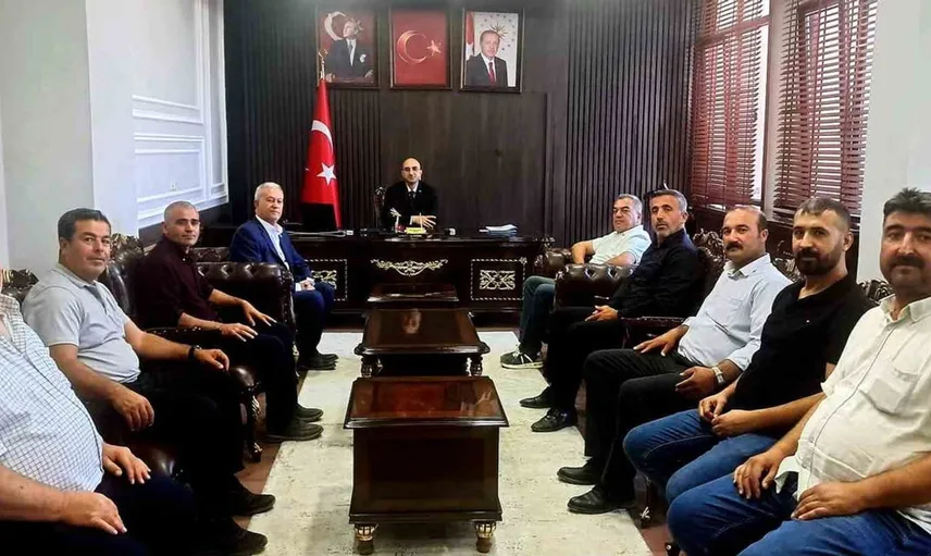 Ziraat odası başkanından yeni kaymakama nazik ziyaret