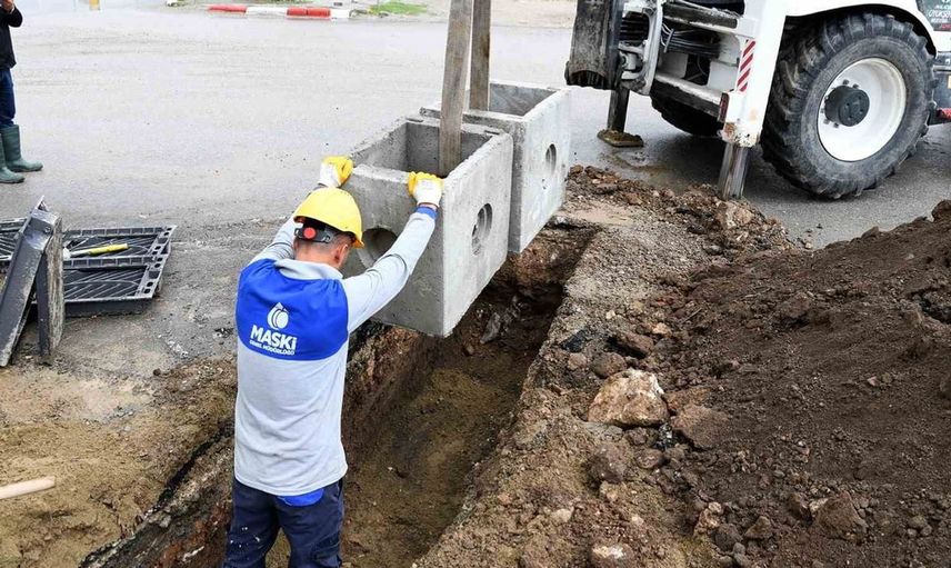 Malatya'da yağmur önlemleri için yoğun mesai
