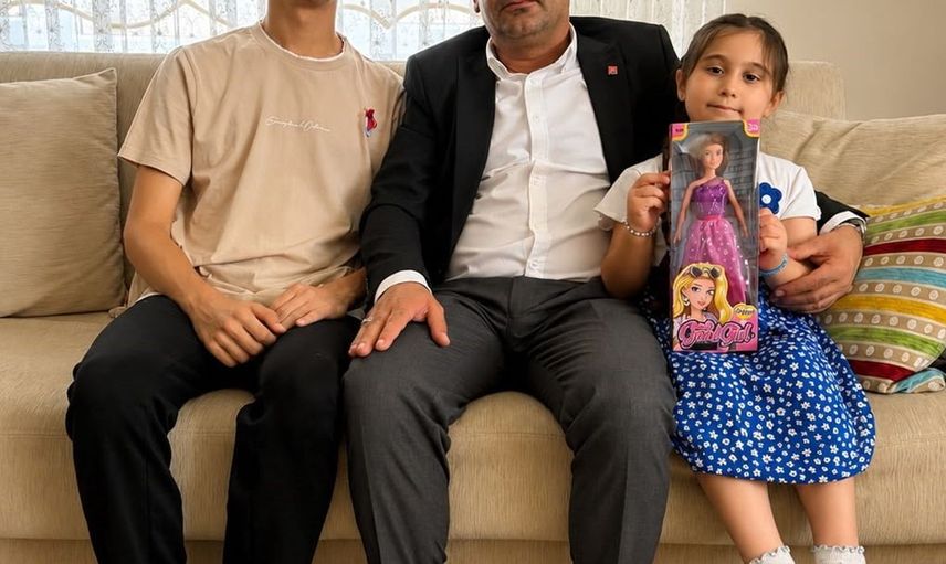 Tyt tam puan alan Abdullah Uslu’ya ziyaret