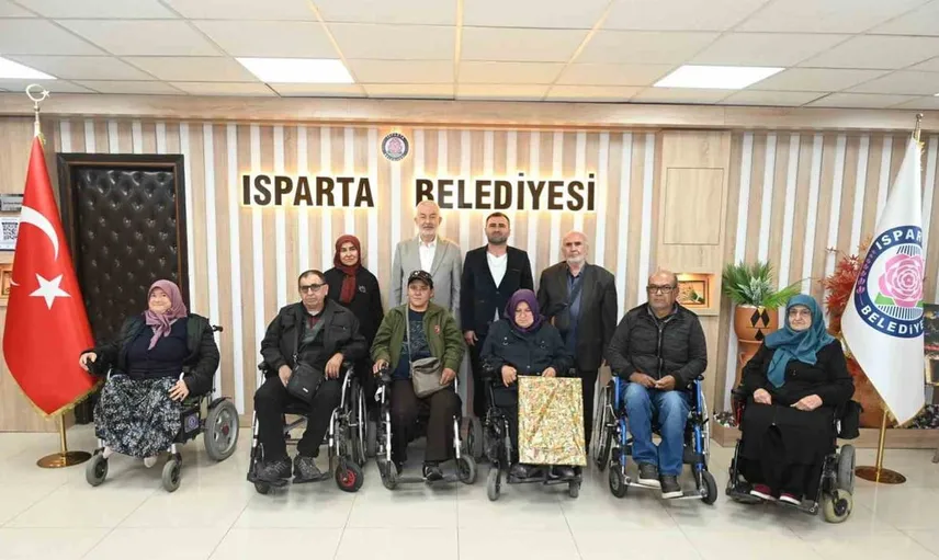 Isparta'da engelli bireyler için yeni destek sözleri