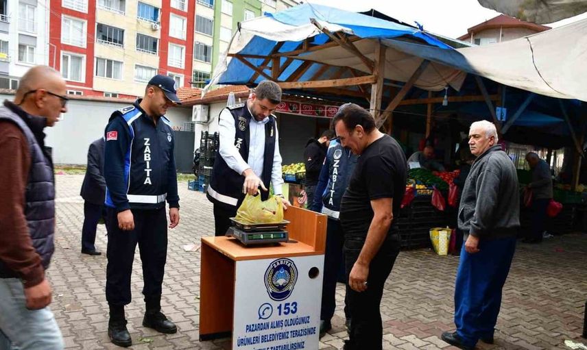 Terme'de semt pazarlarında denetim seferberliği