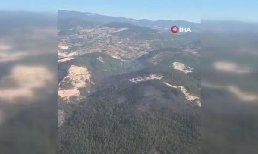 Balıkesir’de yangın kontrol altına alındı, soğutma çalışmaları sürüyor