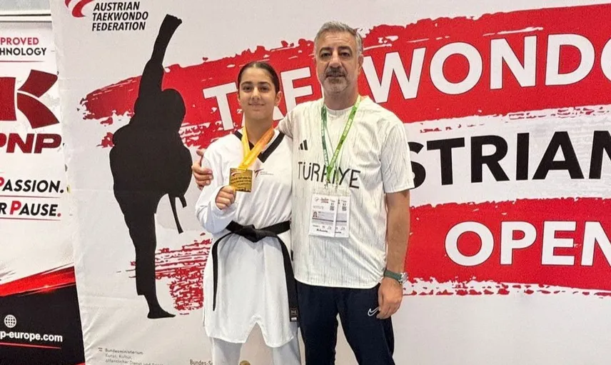 Elazığlı taekwondocu ebrar acar, avusturya'da altın madalya kazandı