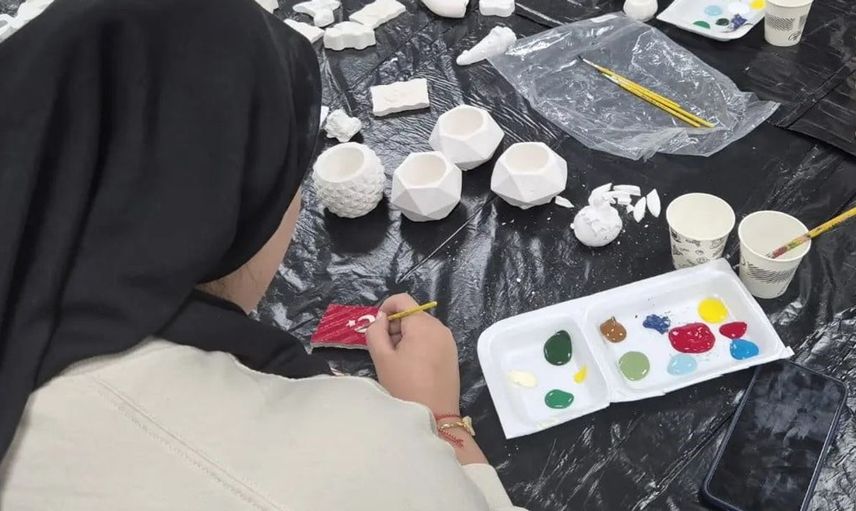 Cumhuriyet Bayramı coşkusu seramik atölyesinde yaşandı