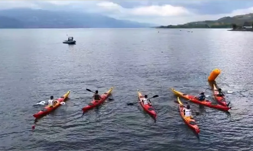Sapanca Gölü'nde kano yarışları Kaan Ege anısına düzenlendi