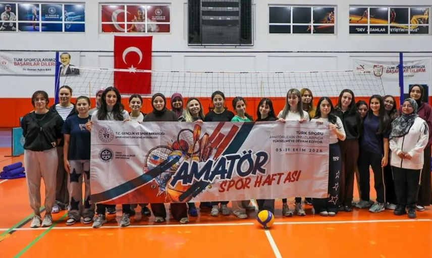 Sivas'ta amatör spor haftasında gençlerin buluşması: Yurtlarda spor şöleni