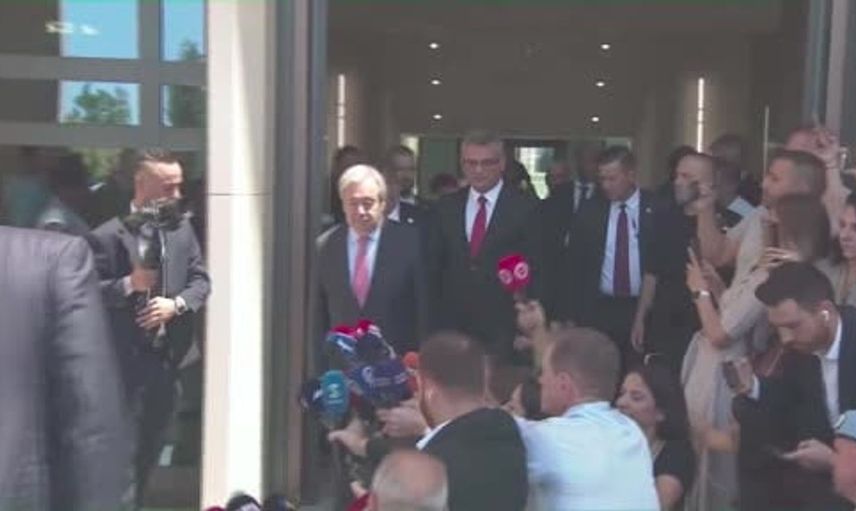 Guterres: iki toplumun liderleriyle de son derece yapıcı görüşmeler gerçekleştirdim