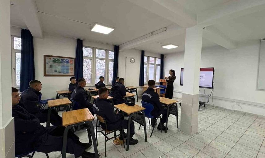 Jandarma erleri için kadına şiddetle mücadele eğitimi verildi
