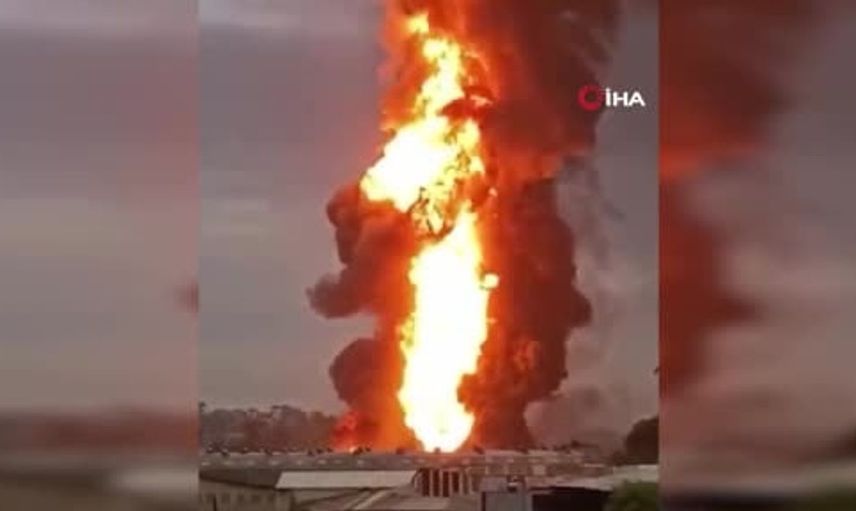 Brezilya'da kimya fabrikasında yangın ve patlamalar meydana geldi