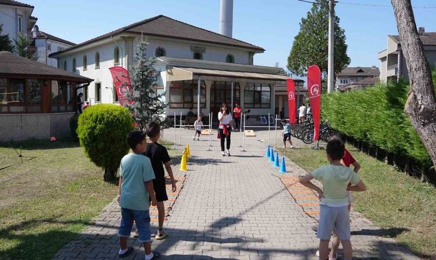 Düzce'de kur'an kursu öğrencileri sportif etkinliklerle buluşuyor