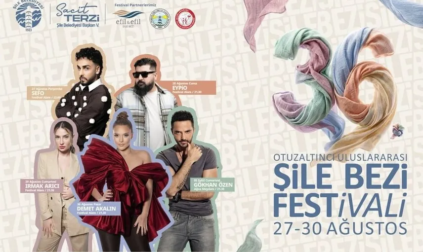 36. uluslararası şile bezi kültür ve sanat festivali sefo'nun konseriyle başladı