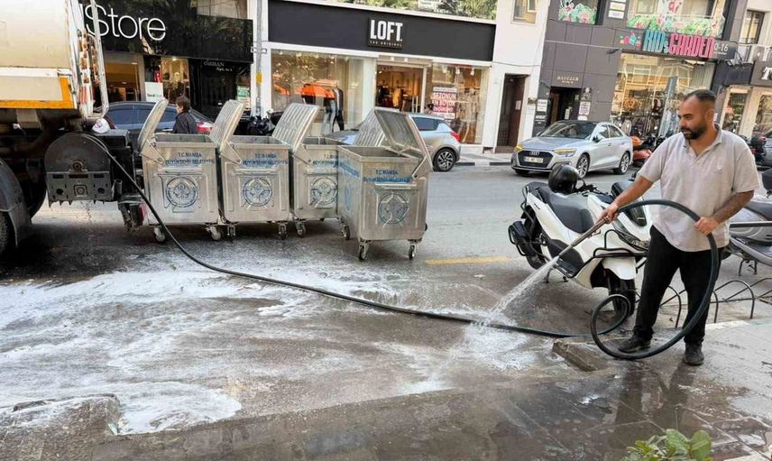 Şehzadeler'de çevre temizliği için dezenfekte seferberliği