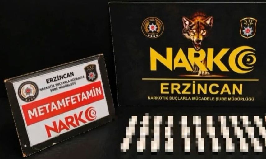 Uyuşturucu taşıyan şüpheli Erzincan'da yakalandı