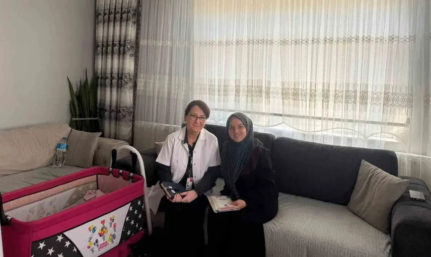 Düzce'de annelere evde sağlık hizmeti ile destek