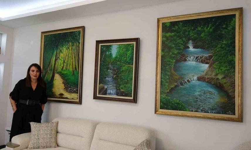 Nurhan Ağartan: Sanat, atalarımızın izlerini tuvale yansıtmak