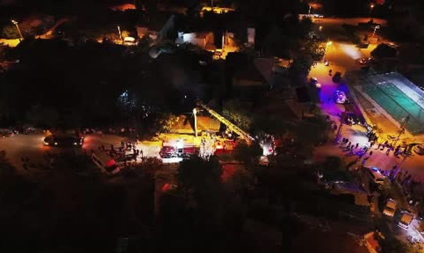 Burdur'da geceyi aydınlatan yangın: müstakil evde büyük hasar oluştu