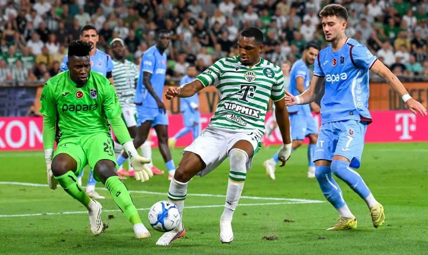Trabzonspor Avrupa Ligi'ne veda etti: Ferencvaros’a 4-0 mağlup oldular